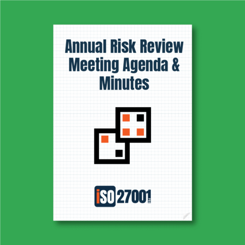 Annual Risk Review Meeting Agenda & Minutes Template